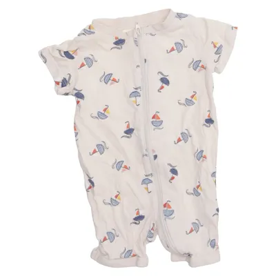 Sparkdräkt (Beige, Flerfärgad) från Lindex Baby Bomull