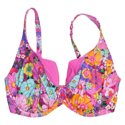 Bikini top (Roze, Meerkleurig) van Primadonna Swim Elastaan, Polyamide, Polyester, Polyurethaan