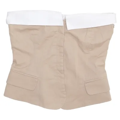 Korset (Beige, Hvid) fra Zara Bomuld