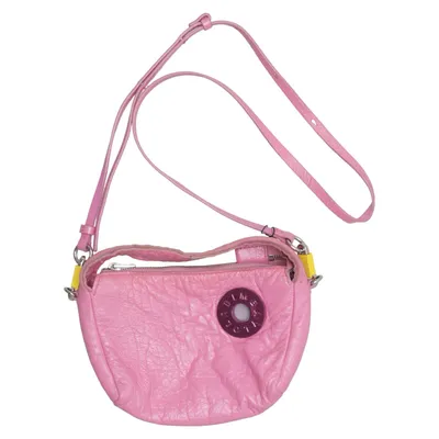 Skuldertaske (Pink) fra Bimba y Lola Elastan, Læder, Polyamid