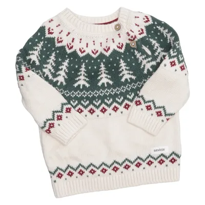 Jultröja (Beige, Grön, Röd) från Newbie by KappAhl Bomull