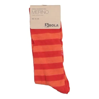 Sokken (Rood, Oranje) van Bola Elastaan, Merinowol, Polyamide