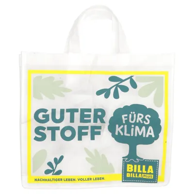 Tygpåse (Vit, Grön, Gul) från BILLA