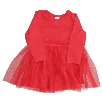 Klänning (Röd) från H&M Baby Bomull, Elastan, Polyester
