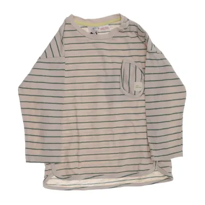 Long sleeve T-shirt (Beige, Green) from Zara Cotton, Polyester