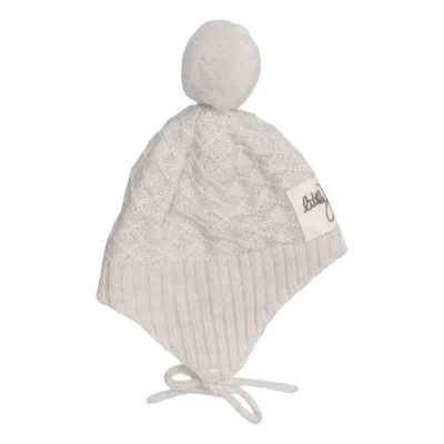 Bommelmütze (Beige) von Little Jalo
