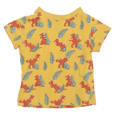 T-shirt (Yellow, Multicolored) from Minimarket Cotton
