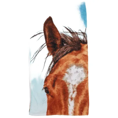 Handdoek (Blauw, Wit, Bruin) van Top-Toy Katoen