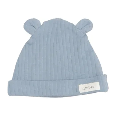 Beaniemössa (Blå) från Newbie by KappAhl Bomull, Elastan