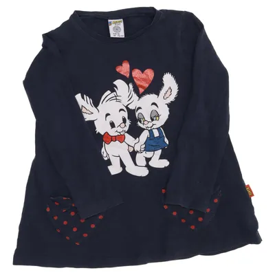 Klänning (Blå, Röd, Vit) från Bamse by Lindex Bomull, Elastan