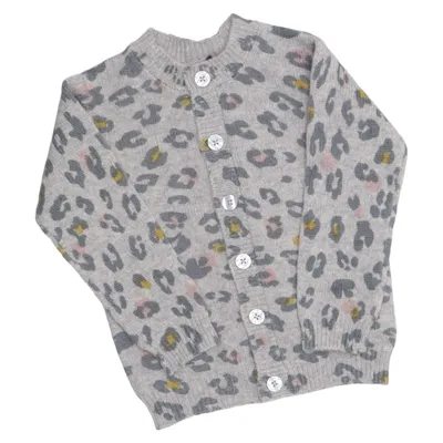 Cardigan (Gris, Multicolore) de Papa Lobster Cachemire