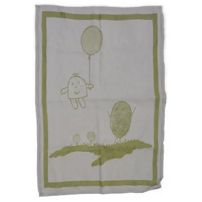 Handdoek (Grijs, Groen) van Ekelund Katoen