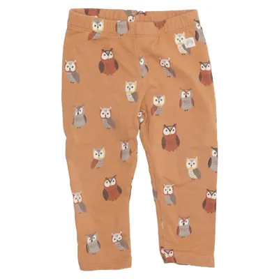 Leggings (Bruin, Meerkleurig) van Lindex Baby Katoen, Elastaan