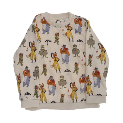 Sweatshirt (Beige, Meerkleurig) van Minimarket Katoen, Polyester