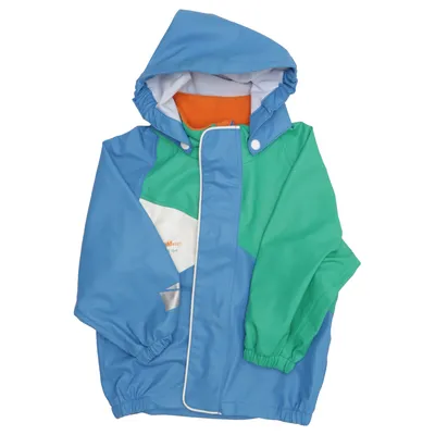 Regnjacka (Blå, Grön, Flerfärgad) från Abeko Polyester, Polyuretan