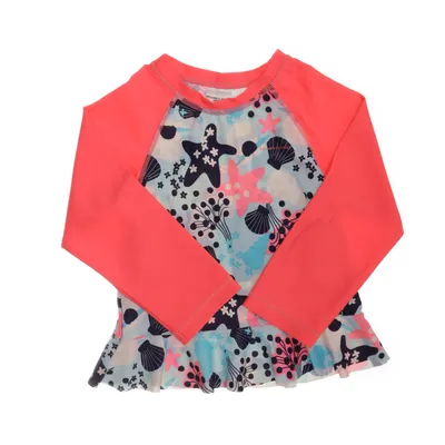 Zwemshirt (Roze, Blauw, Meerkleurig) van Polarn O. Pyret Elastaan, Polyamide