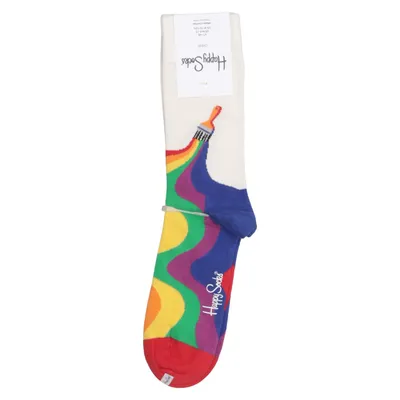 Strümpfe (Weiß, Mehrfarbig) von Happy Socks Baumwolle, Elasthan, Polyamid