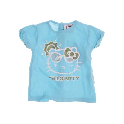 T-shirt (Blue, Multicolored) from Hello Kitty Cotton