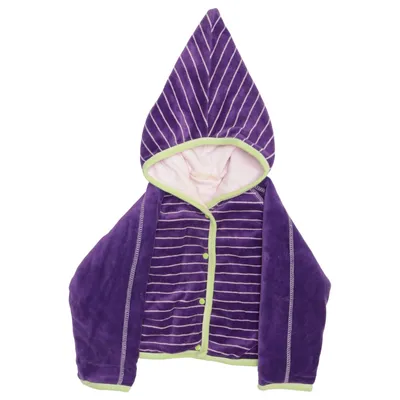 Jacka (Lila, Vit, Flerfärgad) från Be Kids Bomull, Polyester