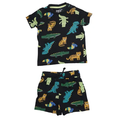 Ensemble (Noir, Multicolore) de F&F Coton