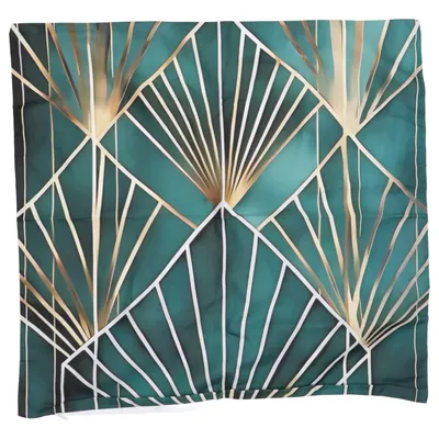 Örngott (Grön, Guldfärgad, Vit)