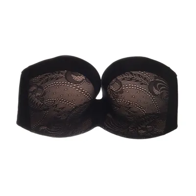Bandeau-bh (Svart, Beige) från Wonderbra Elastan, Polyamid, Polyester