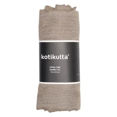 Öljettgardin (Brun) från Kotikulta Polyester
