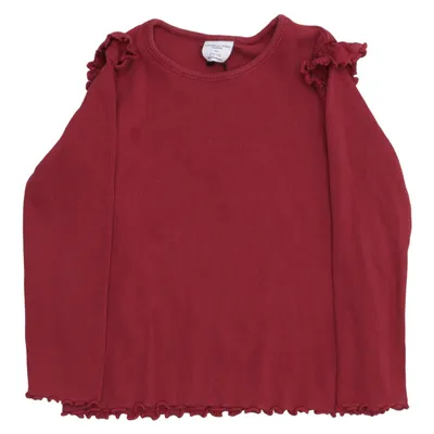 Lange mouwen shirt (Rood) van Polarn O. Pyret Elastaan, Organisch katoen