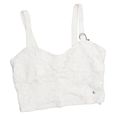 Bralette (White) from Abercrombie & Fitch Cotton, Elastane, Polyamide