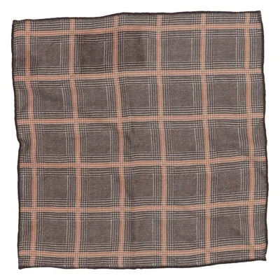 Zakdoek (Bruin, Oranje) Wol