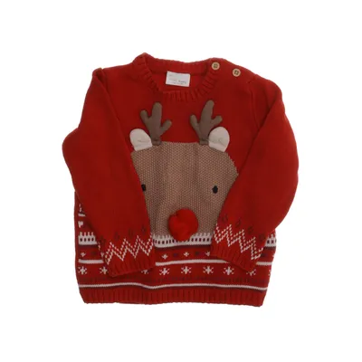 Kersttrui (Rood, Bruin, Wit) van Next Baby Katoen