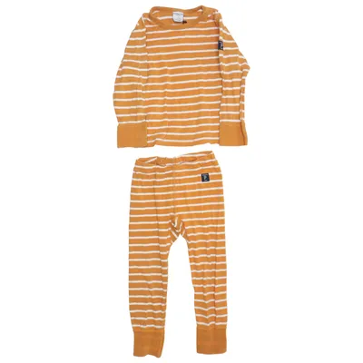 Set (Vit, Orange) från Polarn O. Pyret Ekologisk bomull