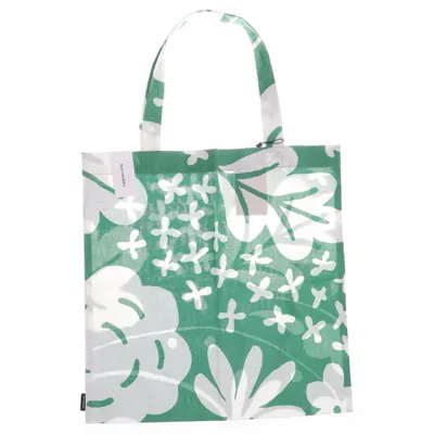 Canvas bag (White, Green) from Marimekko