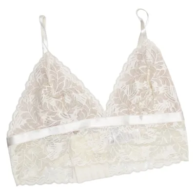 Bralette (Beige, Vit) från Underprotection Elastan, Polyamid