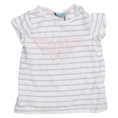 T-shirt (Weiß, Grau, Pink) von Wonder Woman Baumwolle