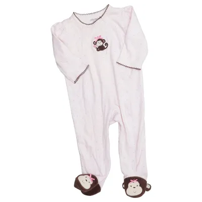 Sparkedragt (Pink, Brun) fra Little Me Bomuld