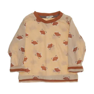 Långärmad t-shirt (Beige, Brun) från Alana Ekologisk bomull