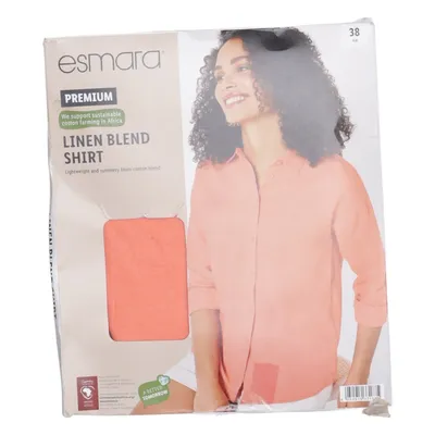 Shirt (Oranje) van Esmara Katoen, Linnen