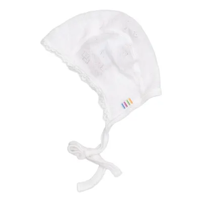 Bonnet de nuit (Blanc) de Joha Laine de mouton, Soie