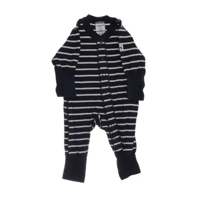 Rompers (Blue, White) from Polarn O. Pyret Cotton