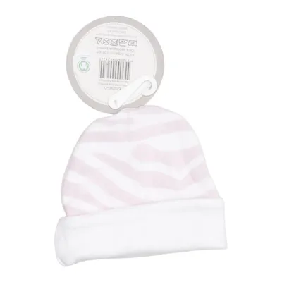 Beaniemössa (Rosa, Vit) från Summerville Organic Ekologisk bomull