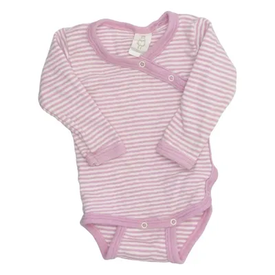 Body (Pink, Weiß) von Nøstebarn Seide, Wolle