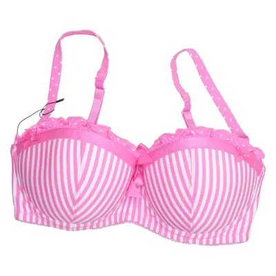 Bra (Pink, White) from Mister Lady Elastane, Polyamide