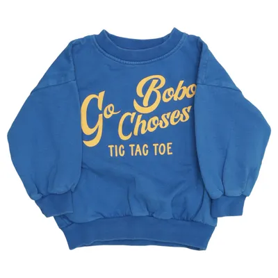 Sweatshirt (Tic Tac Toe) de Bobo Choses Coton biologique