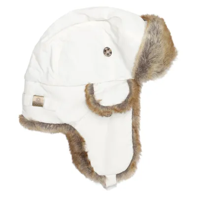 Trapperhatt (Vit, Brun) från Barts Pälsimitation, Nylon, Polyester