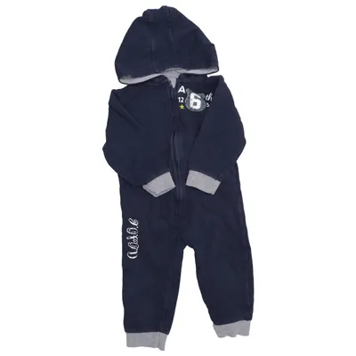 Barboteuse (Bleu) de Papagino Coton, Polyester