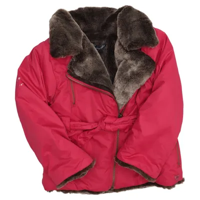 Veste d'hiver (Rouge, Marron) de Lili Gaufrette Acrylique, Coton, Polyester, Polyuréthane