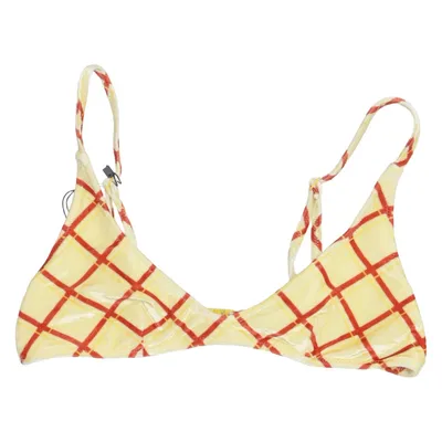 Haut de bikini (Jaune, Rouge) de Triangl Élasthane, Polyamide