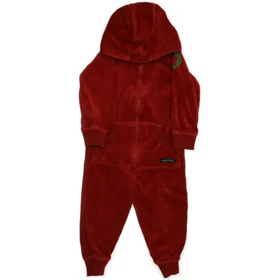 Onesie (Rood) van Villervalla Katoen, Polyester