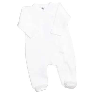 Sparkdräkt (Vit) från Baby Base Bomull